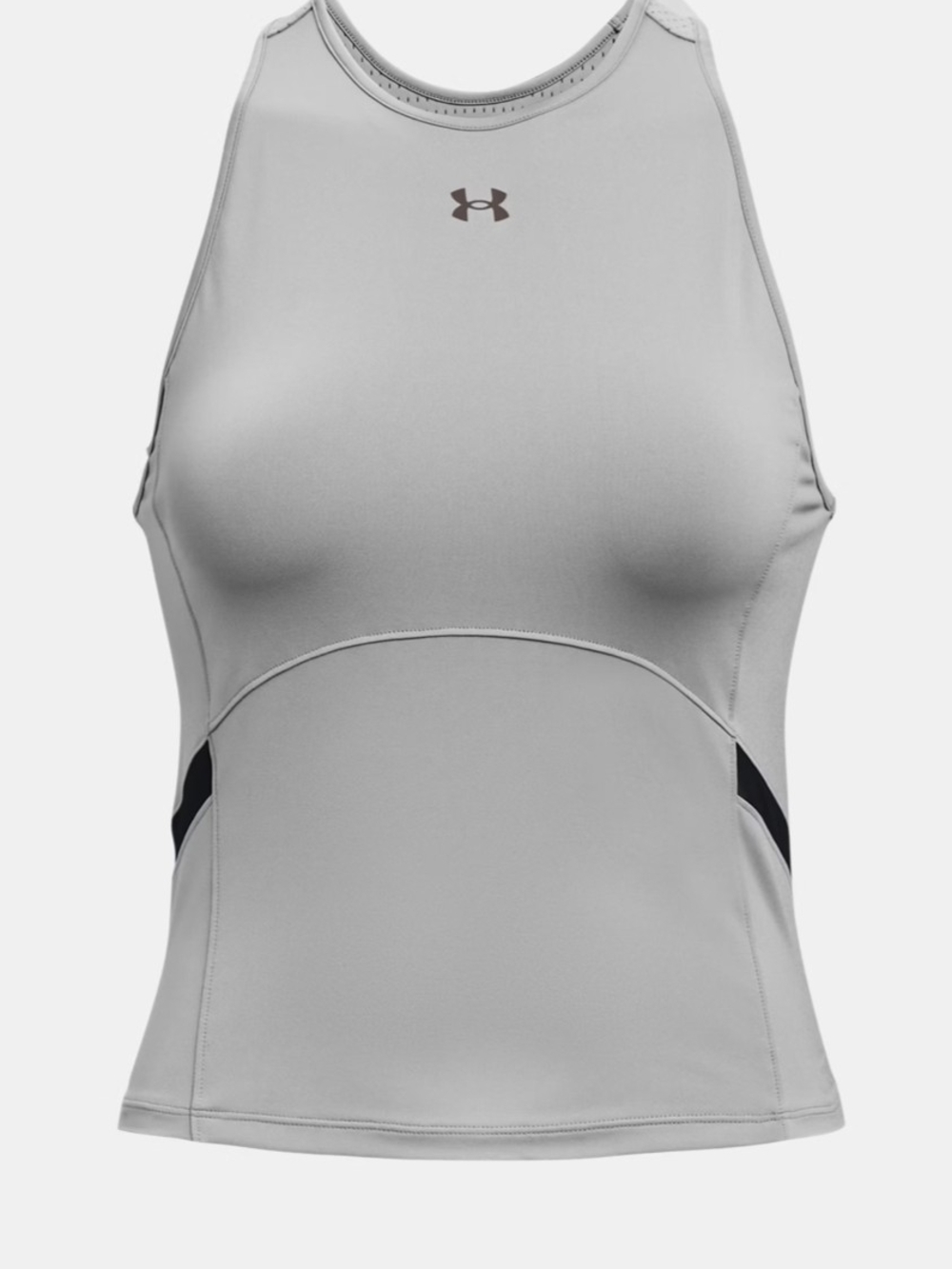 Under Armour Light Gray Women's Athletic Compression Tank Top Small